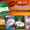 B.Ed. 1st Semester Combo Offer (English Version) - Pedagogy of Biological Science Part - I (Pack of 5 Books)