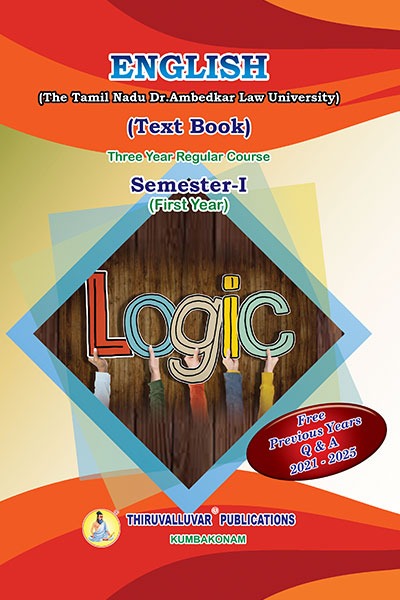 400-x-600---English---I 3 Year Regular Course LL.B. - Semester I Textbook Combo (Tamil Medium)