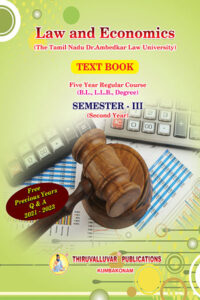 Law and Economics Text Book - Five Year Regular Law Course Semester III, English (Second Year)