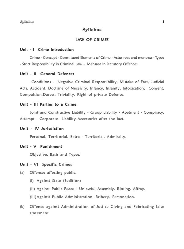 Law of Crimes - BNS_page-0009 Law of Crimes – Bharatiya Nyaya Sanhita, 2023 (Text Book) – English Version