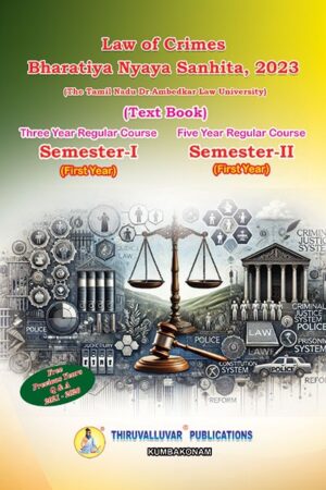 Law of Crimes – Bharatiya Nyaya Sanhita, 2023 (Text Book) – English Version