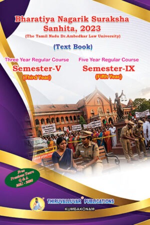Bharatiya Nagarik Suraksha Sanhita, 2023 (BNSS) – English Edition | 3 Year & 5 Year LL.B. Text Book